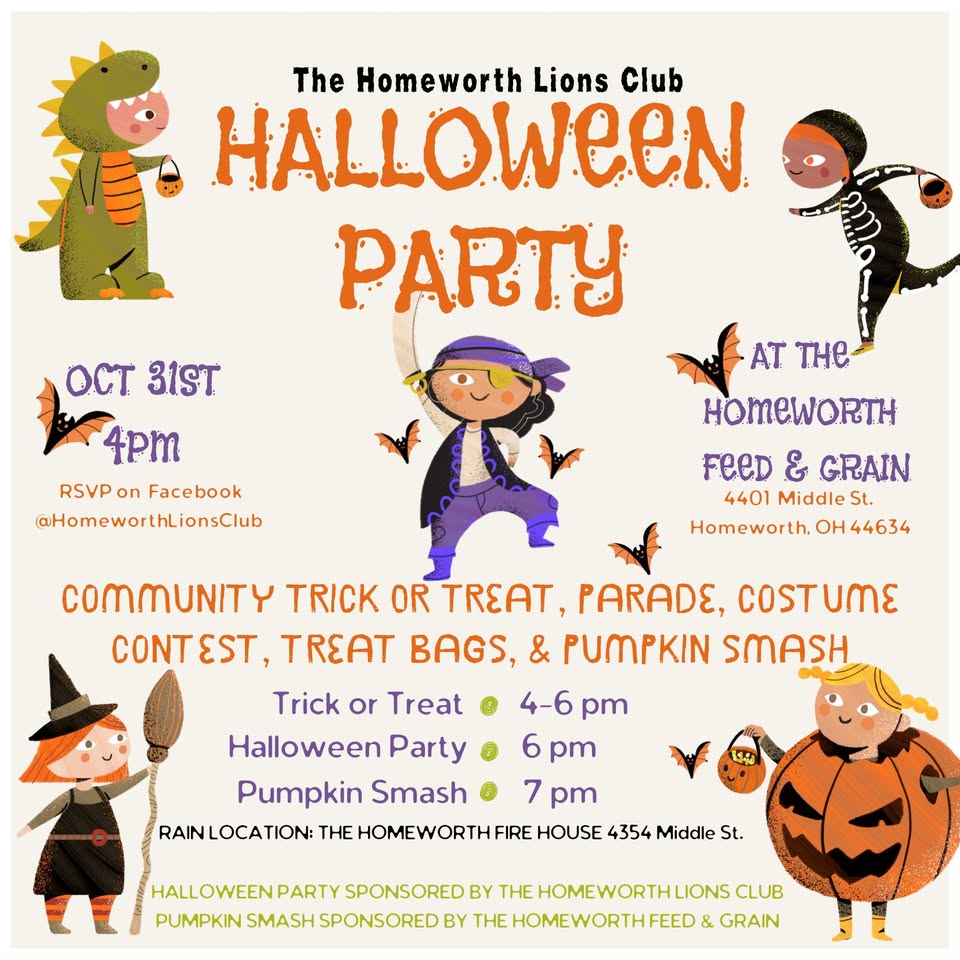 Homeworth Community Halloween Party