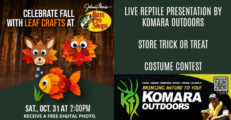 Halloween at Bass Pro: Live Reptiles & Costume Parade