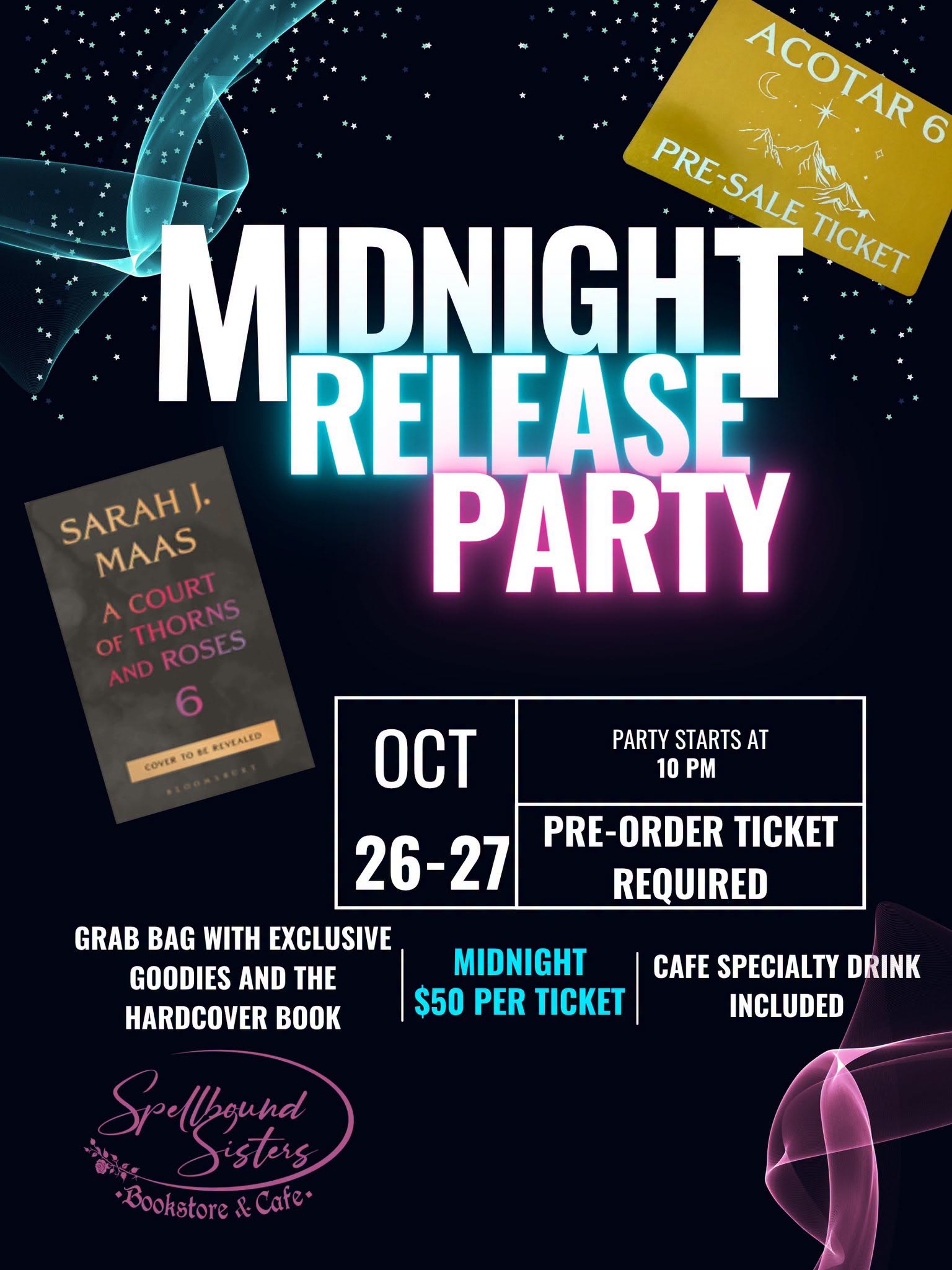 ACOTAR 6 Midnight Release Party