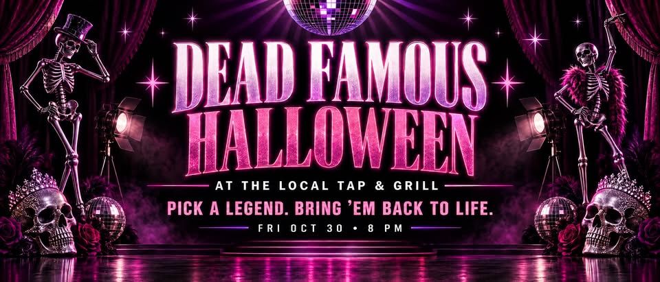 Dead Famous Halloween at The Local Tap & Grill