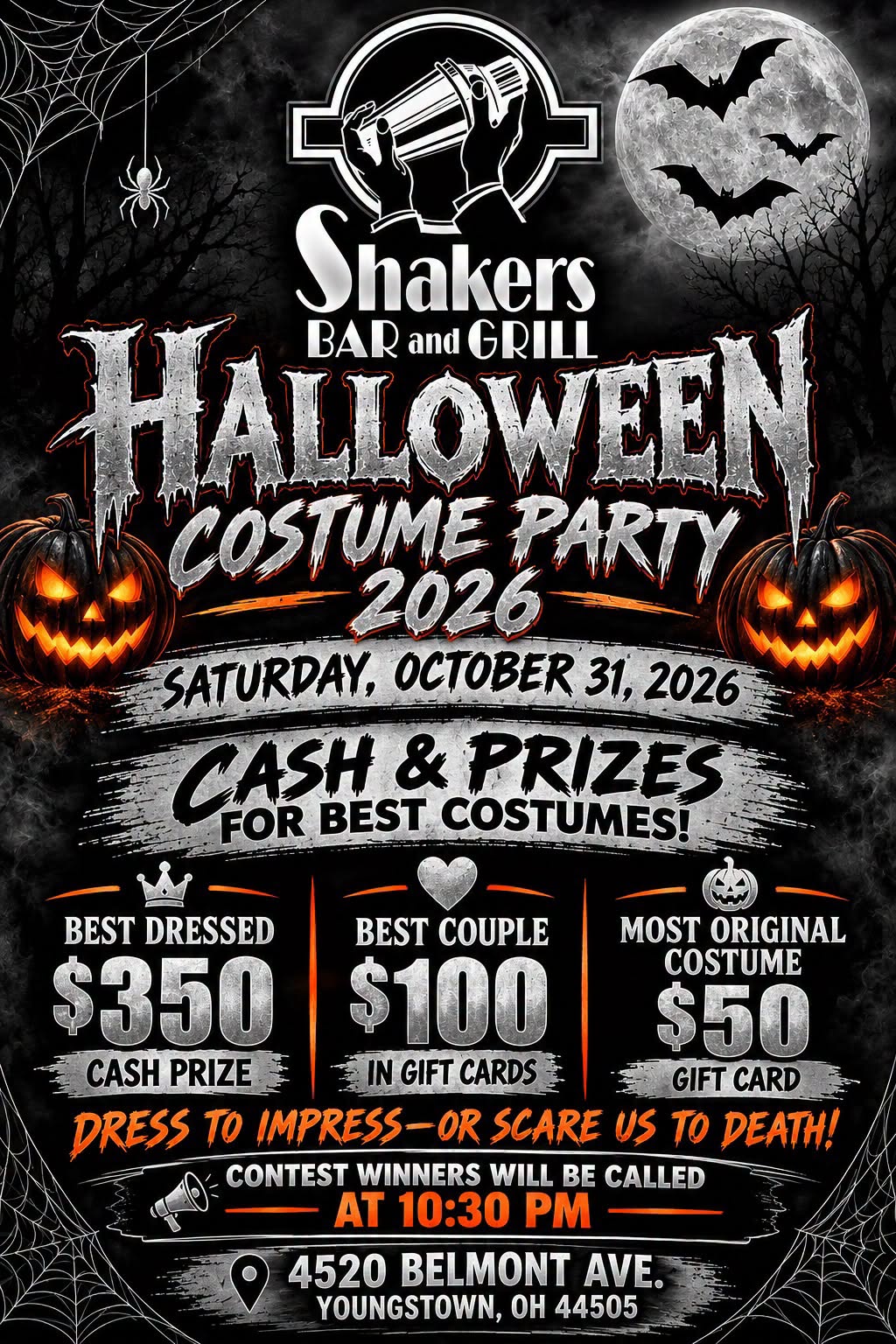 Shakers Halloween Costume Party