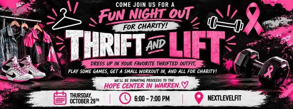 Thrift and Lift Charity Night