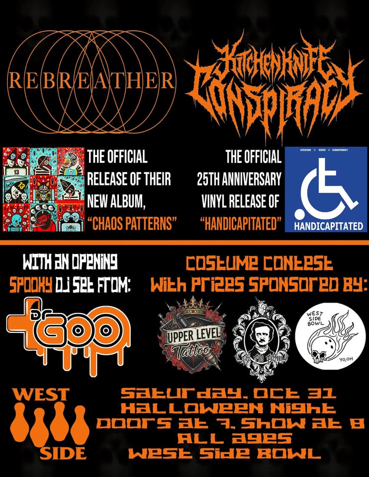 Rebreather, Kitchen Knife Conspiracy & DrGoo — Halloween