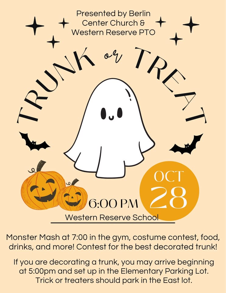 Trunk or Treat at Western Reserve High School