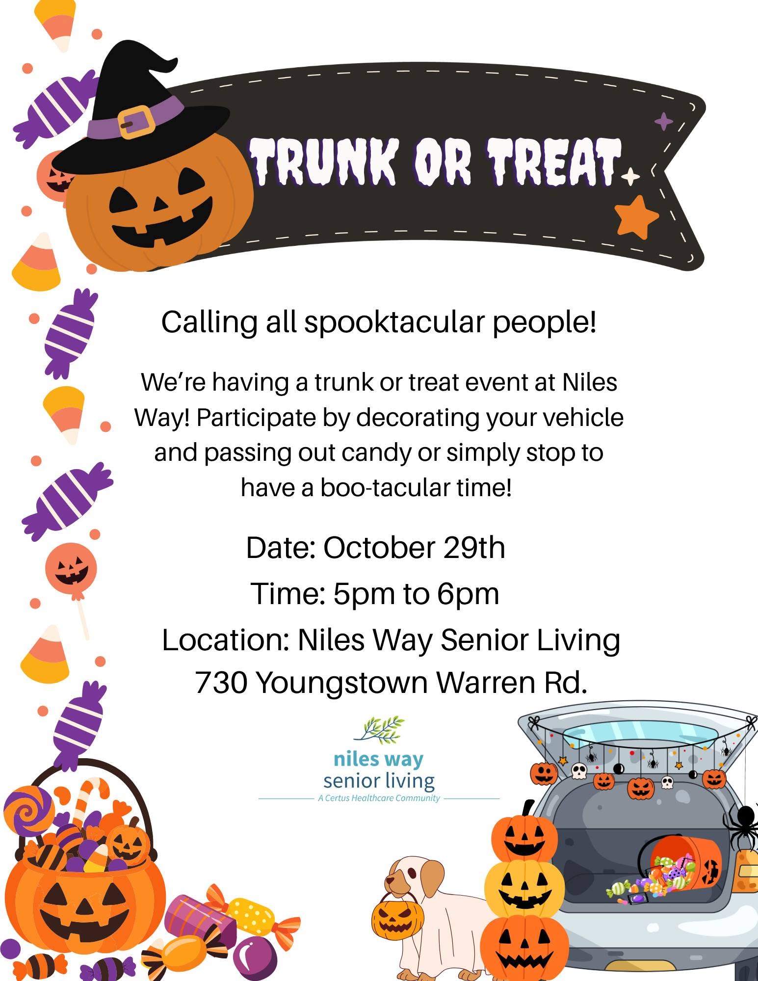 Trunk or Treat at Niles Way