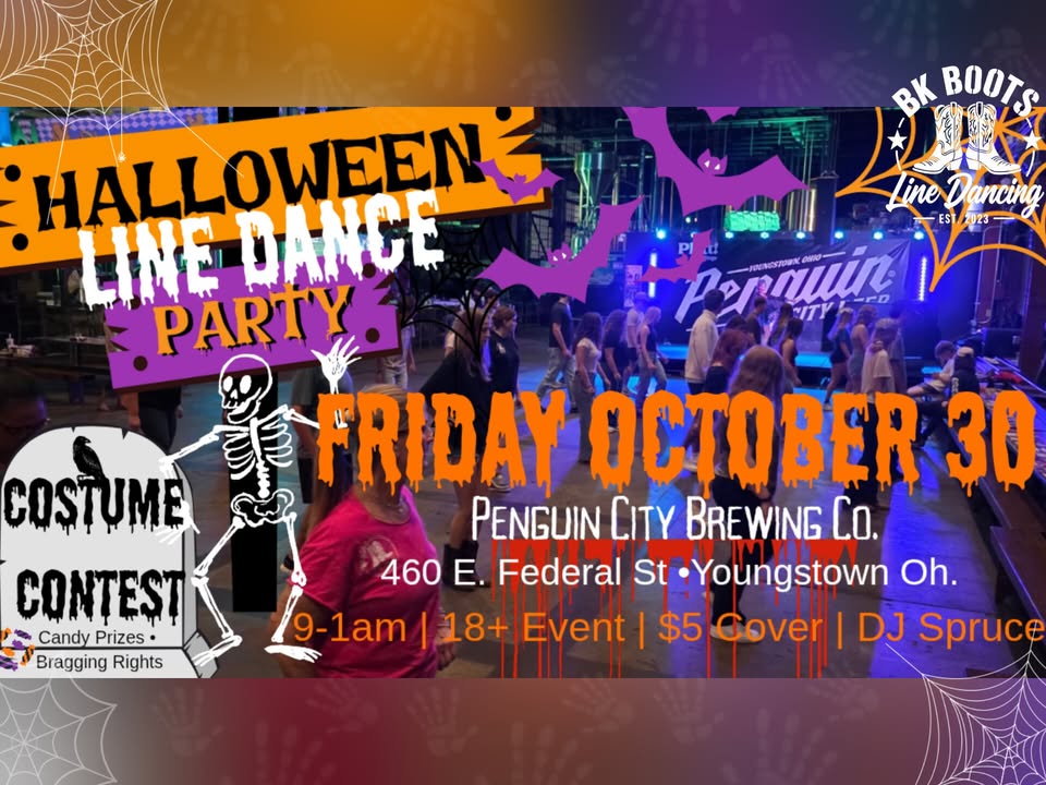 BK Boots Halloween Line Dance Party