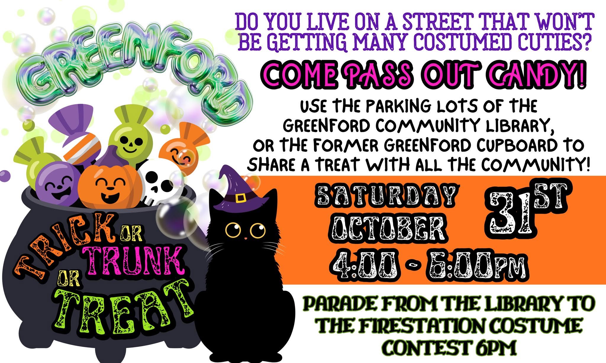 Greenford Trick-or-Treat & Costume Parade